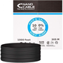 Nano Cable 10.20.0504-EXT-BK Cable de Red Exterior Cat.6 UTP AWG24 Impermeable - Bobina 305 Metros Negro